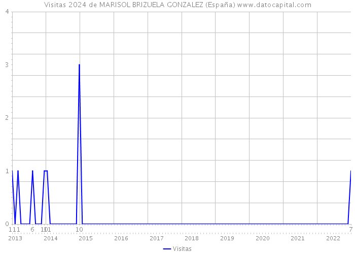 Visitas 2024 de MARISOL BRIZUELA GONZALEZ (España) 