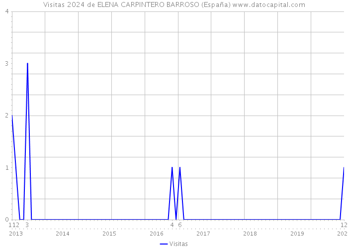 Visitas 2024 de ELENA CARPINTERO BARROSO (España) 