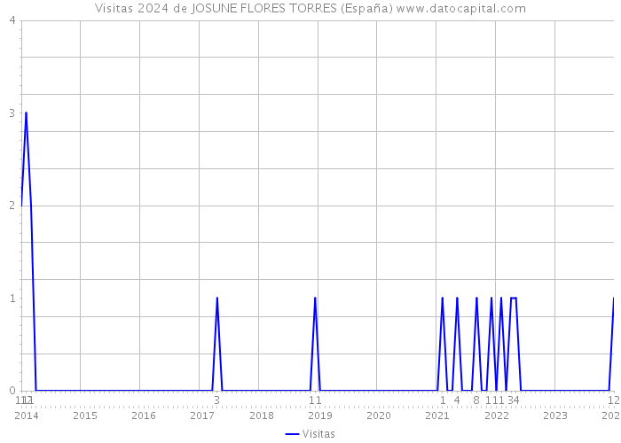 Visitas 2024 de JOSUNE FLORES TORRES (España) 