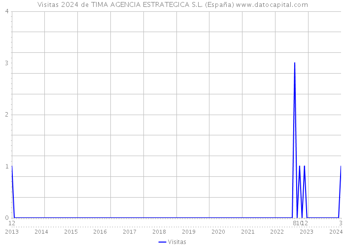 Visitas 2024 de TIMA AGENCIA ESTRATEGICA S.L. (España) 