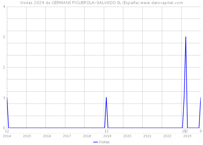 Visitas 2024 de GERMANS FIGUEROLA-SALVADO SL (España) 