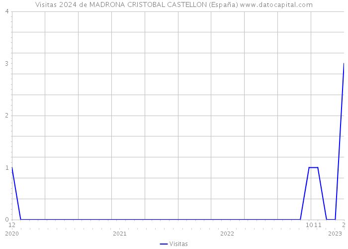 Visitas 2024 de MADRONA CRISTOBAL CASTELLON (España) 