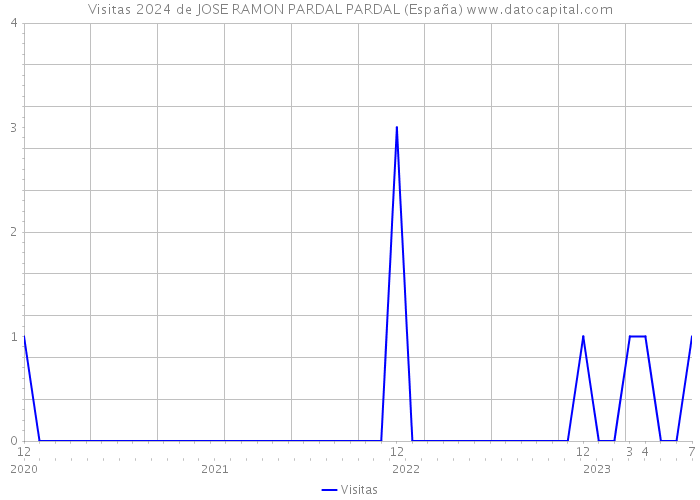 Visitas 2024 de JOSE RAMON PARDAL PARDAL (España) 