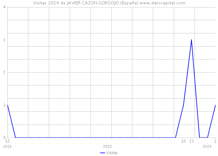 Visitas 2024 de JAVIER CAZON GORGOJO (España) 