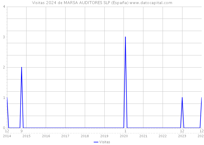 Visitas 2024 de MARSA AUDITORES SLP (España) 