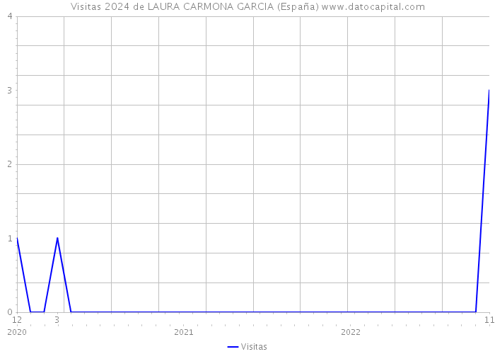 Visitas 2024 de LAURA CARMONA GARCIA (España) 
