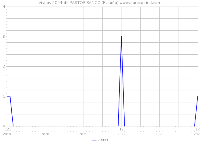 Visitas 2024 de PASTOR BANCO (España) 
