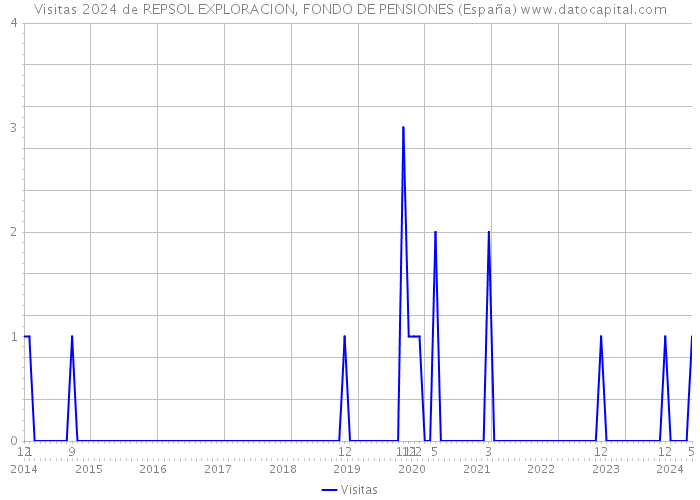 Visitas 2024 de REPSOL EXPLORACION, FONDO DE PENSIONES (España) 
