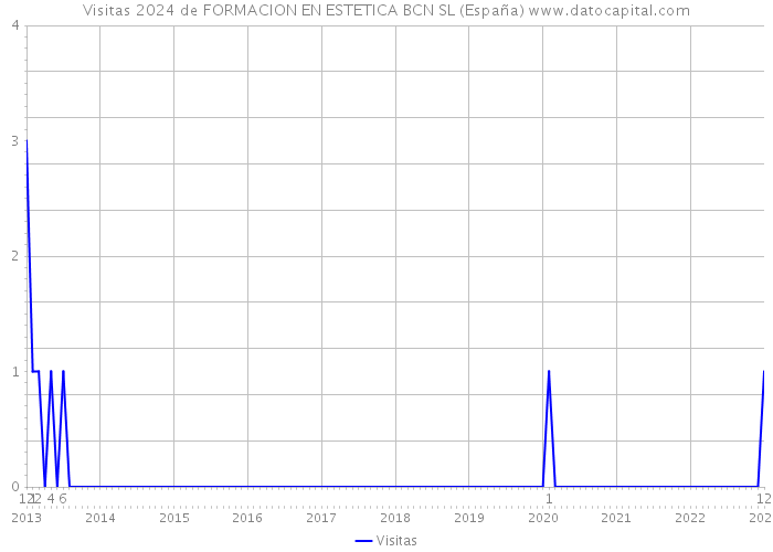 Visitas 2024 de FORMACION EN ESTETICA BCN SL (España) 