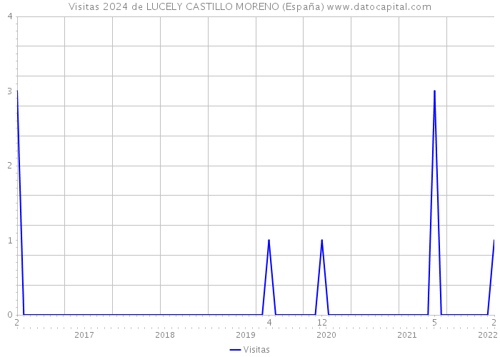 Visitas 2024 de LUCELY CASTILLO MORENO (España) 