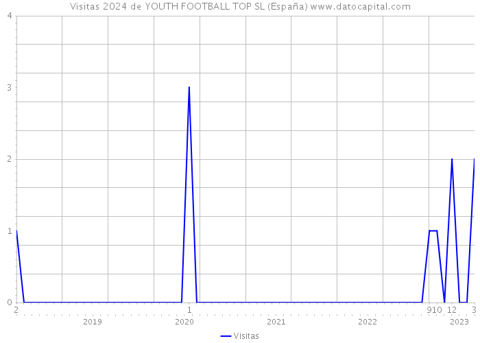 Visitas 2024 de YOUTH FOOTBALL TOP SL (España) 