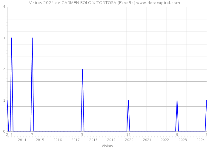 Visitas 2024 de CARMEN BOLOIX TORTOSA (España) 
