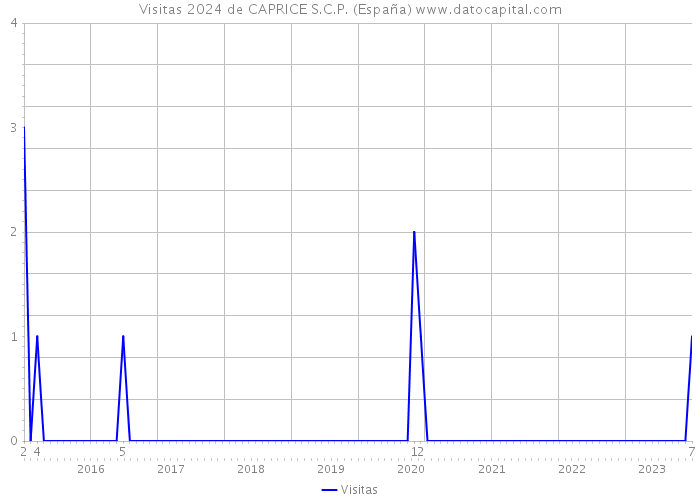 Visitas 2024 de CAPRICE S.C.P. (España) 