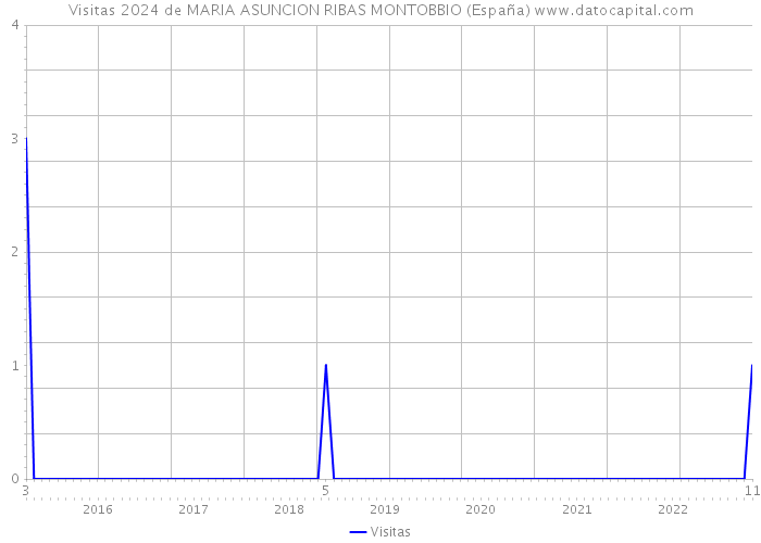 Visitas 2024 de MARIA ASUNCION RIBAS MONTOBBIO (España) 