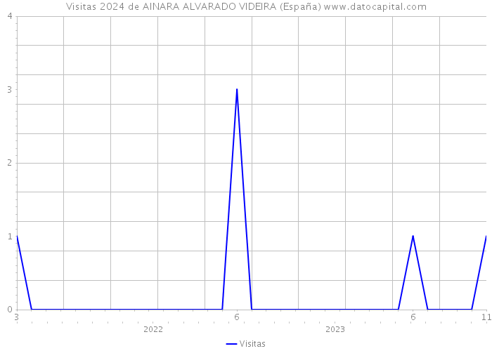 Visitas 2024 de AINARA ALVARADO VIDEIRA (España) 