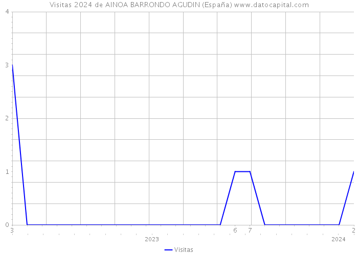 Visitas 2024 de AINOA BARRONDO AGUDIN (España) 