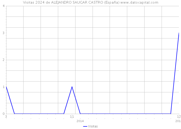 Visitas 2024 de ALEJANDRO SAUGAR CASTRO (España) 