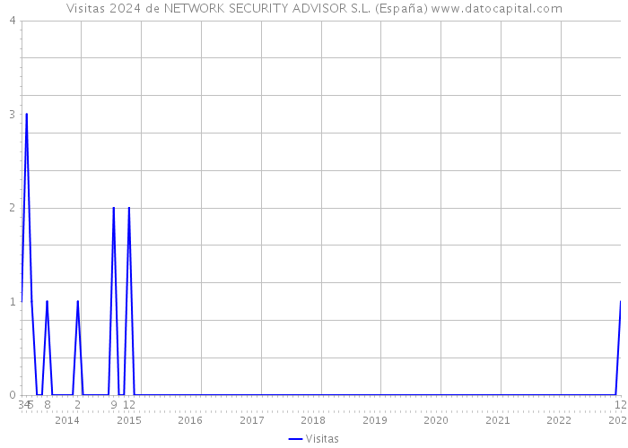 Visitas 2024 de NETWORK SECURITY ADVISOR S.L. (España) 