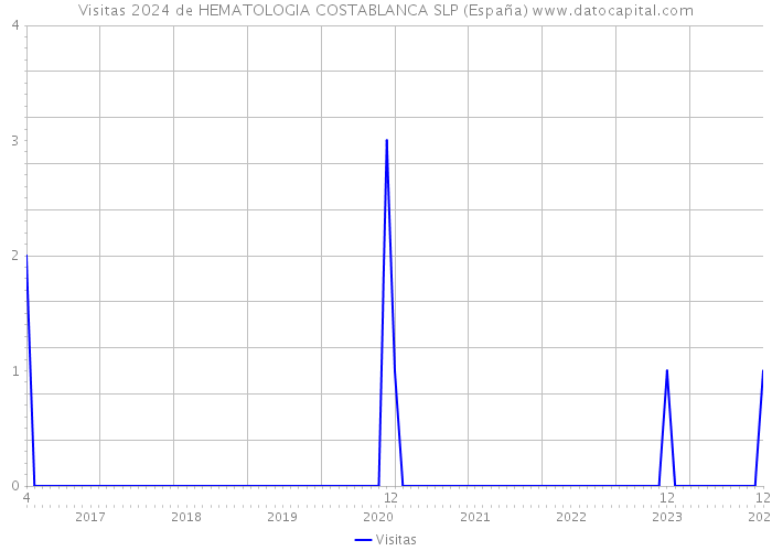 Visitas 2024 de HEMATOLOGIA COSTABLANCA SLP (España) 
