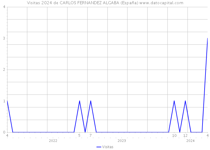 Visitas 2024 de CARLOS FERNANDEZ ALGABA (España) 