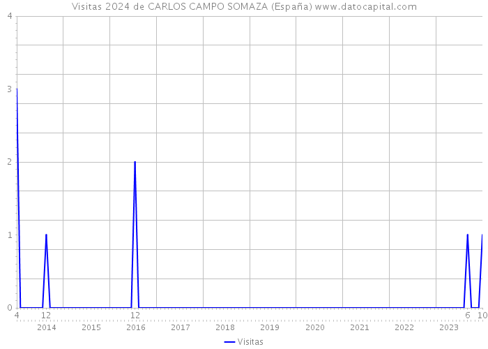 Visitas 2024 de CARLOS CAMPO SOMAZA (España) 