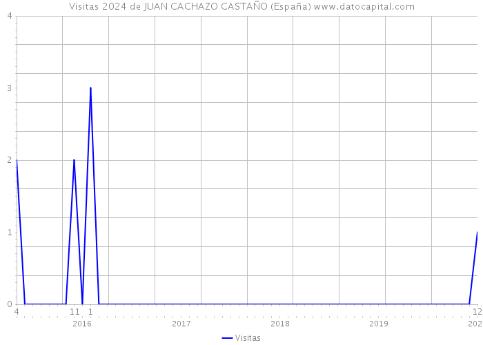 Visitas 2024 de JUAN CACHAZO CASTAÑO (España) 