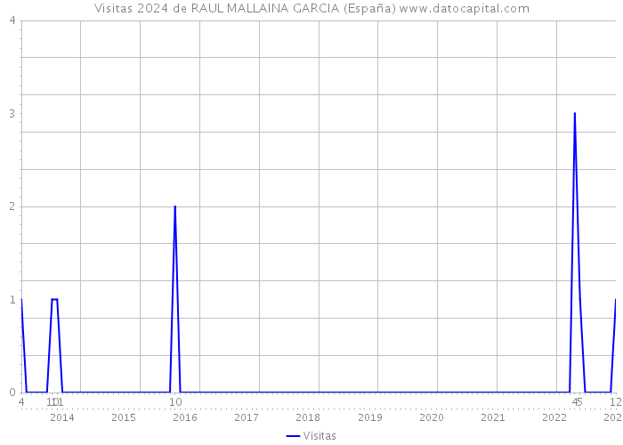 Visitas 2024 de RAUL MALLAINA GARCIA (España) 