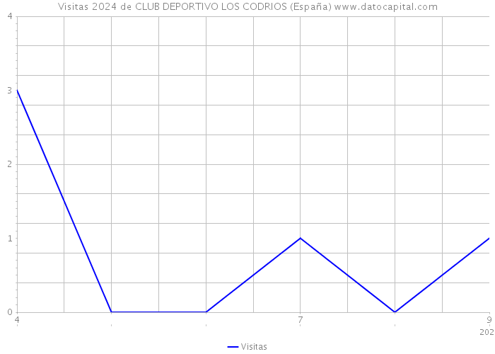 Visitas 2024 de CLUB DEPORTIVO LOS CODRIOS (España) 