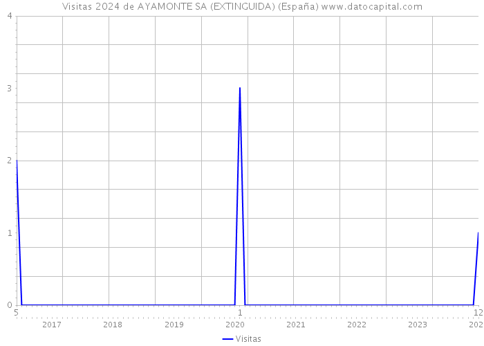 Visitas 2024 de AYAMONTE SA (EXTINGUIDA) (España) 