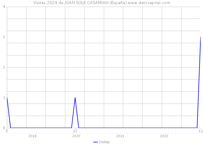 Visitas 2024 de JOAN SOLE CASAMIAN (España) 