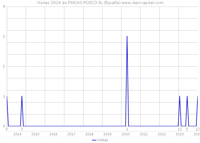 Visitas 2024 de FINCAS POSCO SL (España) 