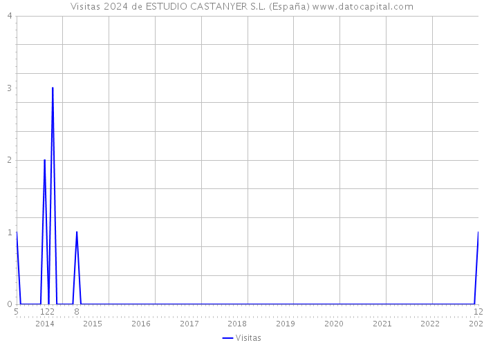 Visitas 2024 de ESTUDIO CASTANYER S.L. (España) 