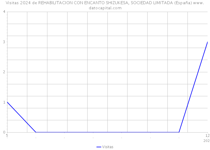 Visitas 2024 de REHABILITACION CON ENCANTO SHIZUKESA, SOCIEDAD LIMITADA (España) 