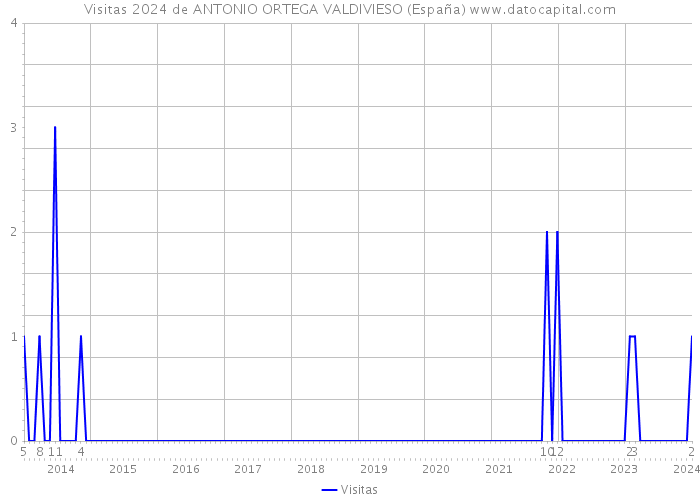 Visitas 2024 de ANTONIO ORTEGA VALDIVIESO (España) 