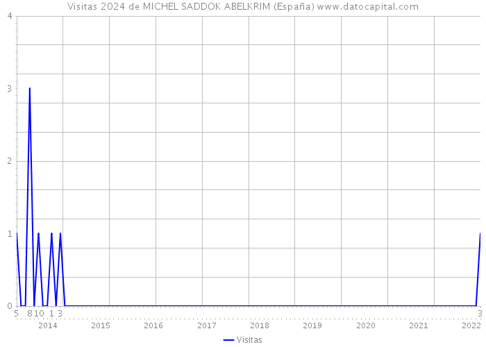 Visitas 2024 de MICHEL SADDOK ABELKRIM (España) 
