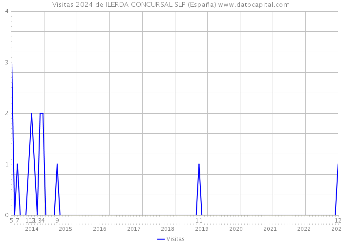 Visitas 2024 de ILERDA CONCURSAL SLP (España) 