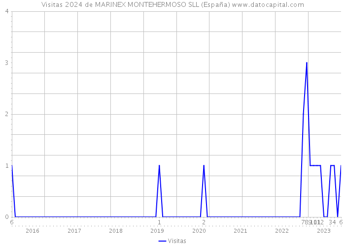 Visitas 2024 de MARINEX MONTEHERMOSO SLL (España) 