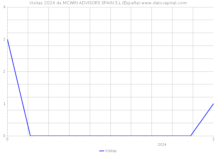 Visitas 2024 de MCWIN ADVISORS SPAIN S.L (España) 