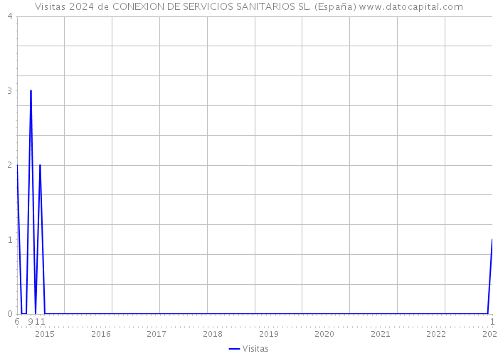 Visitas 2024 de CONEXION DE SERVICIOS SANITARIOS SL. (España) 