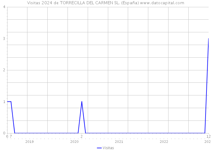 Visitas 2024 de TORRECILLA DEL CARMEN SL. (España) 