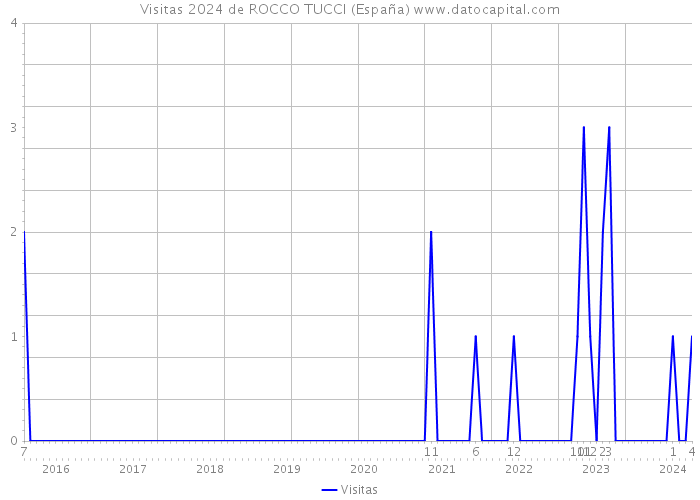 Visitas 2024 de ROCCO TUCCI (España) 