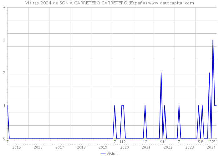 Visitas 2024 de SONIA CARRETERO CARRETERO (España) 