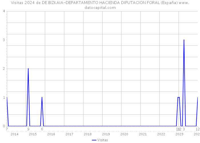 Visitas 2024 de DE BIZKAIA-DEPARTAMENTO HACIENDA DIPUTACION FORAL (España) 