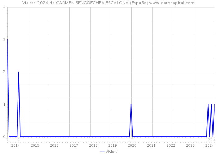 Visitas 2024 de CARMEN BENGOECHEA ESCALONA (España) 
