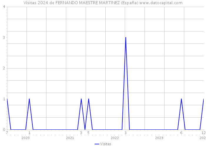 Visitas 2024 de FERNANDO MAESTRE MARTINEZ (España) 