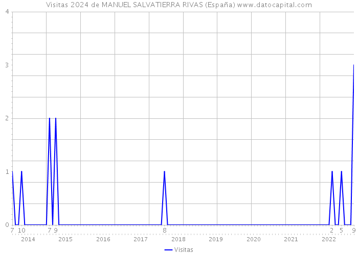 Visitas 2024 de MANUEL SALVATIERRA RIVAS (España) 