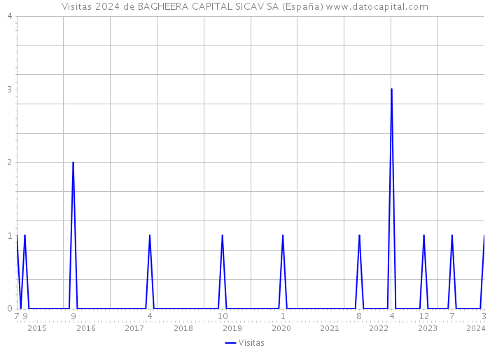 Visitas 2024 de BAGHEERA CAPITAL SICAV SA (España) 