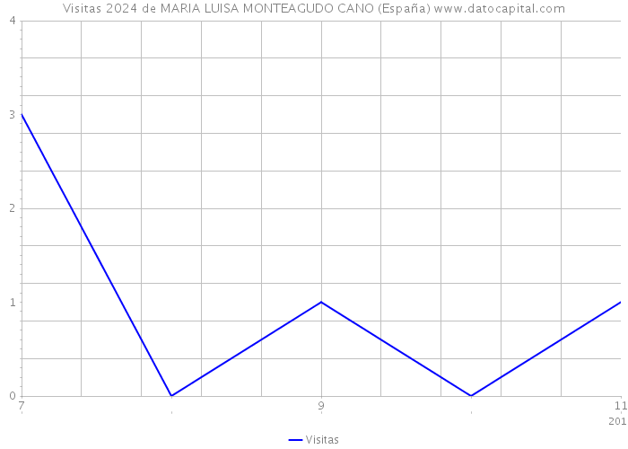 Visitas 2024 de MARIA LUISA MONTEAGUDO CANO (España) 