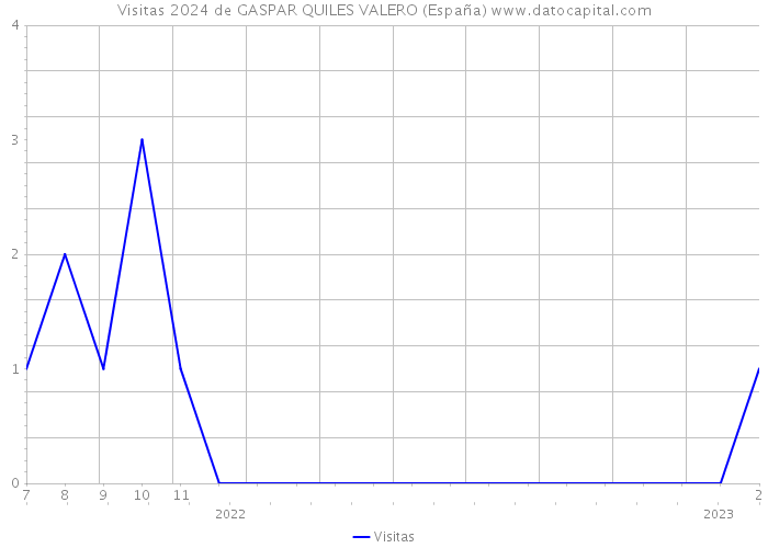 Visitas 2024 de GASPAR QUILES VALERO (España) 