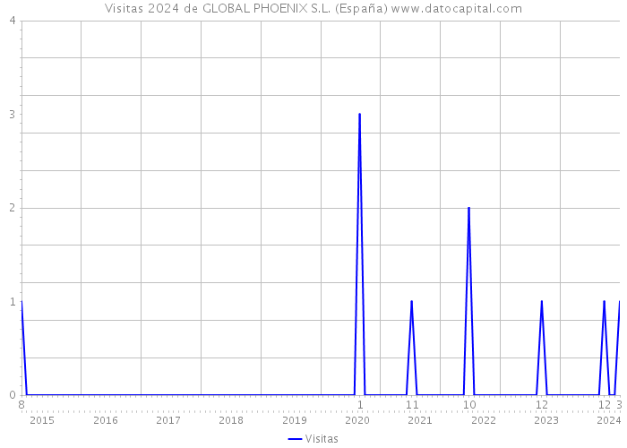 Visitas 2024 de GLOBAL PHOENIX S.L. (España) 